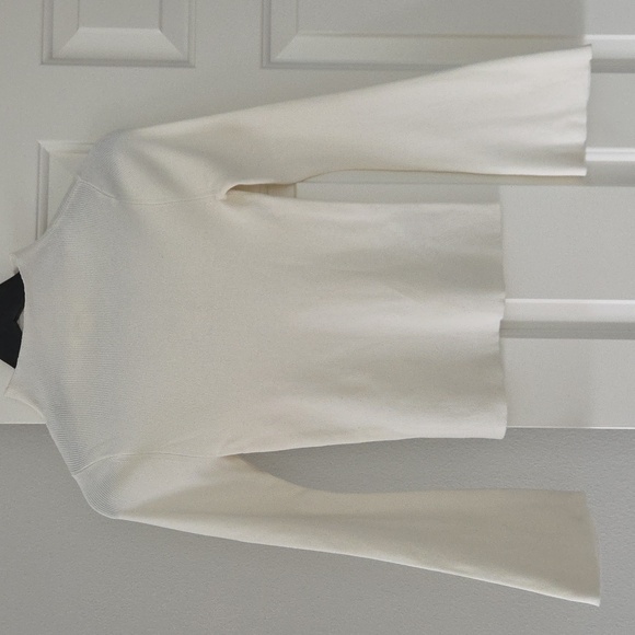 NWT Anthropologie Maeve Bell Sleeve Top // Ivory, XXS - Picture 2 of 5